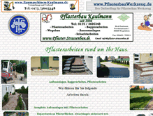 Tablet Screenshot of pflaster-strassenbau.de